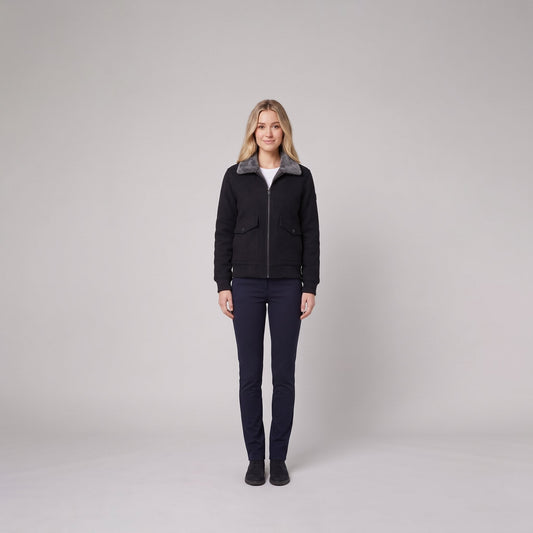Faux-Fur Lined Jacket