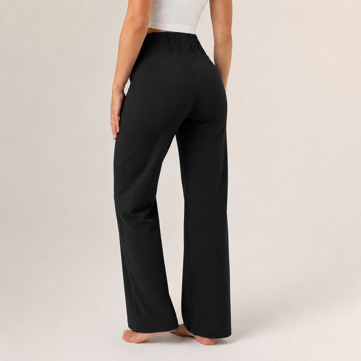 Decorative-Button Trousers