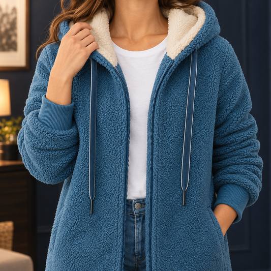 Longline Hooded Zip Jacket