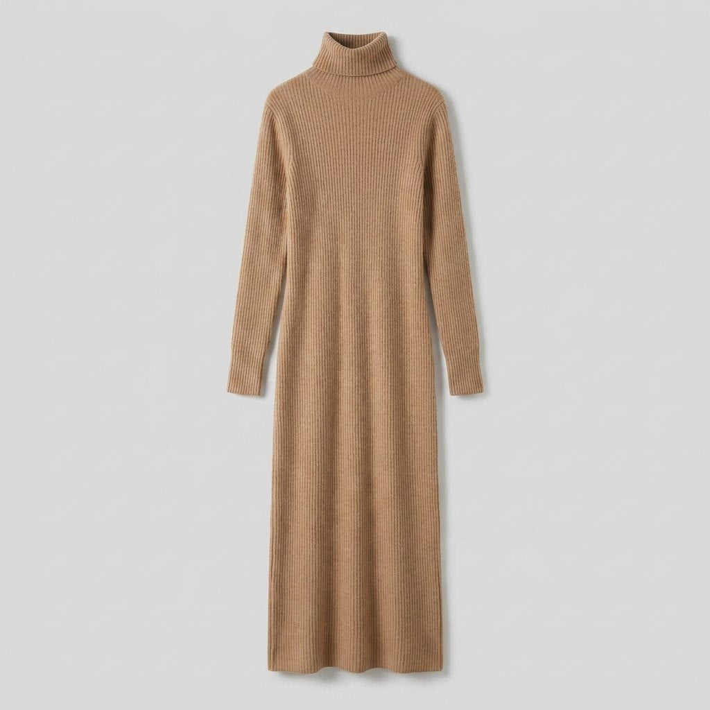 Slim-Fit Maxi Sweater Dress