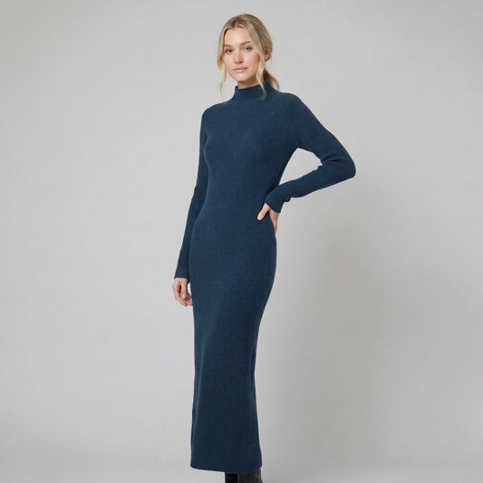 Slim-Fit Maxi Sweater Dress