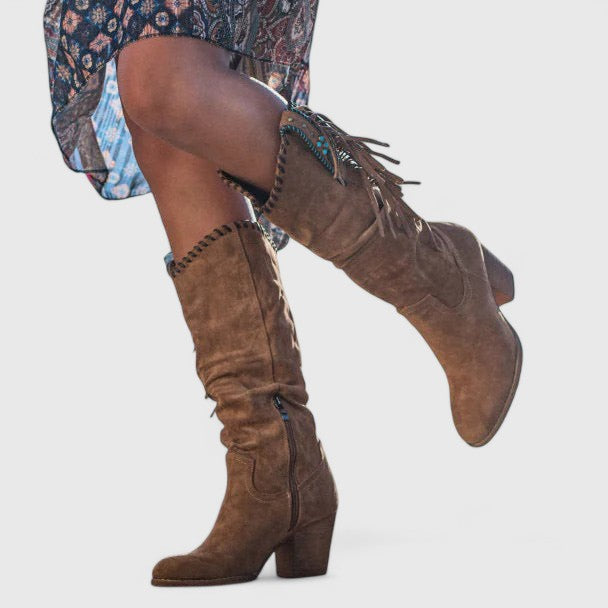 Orthopedic Block Heeled Boots