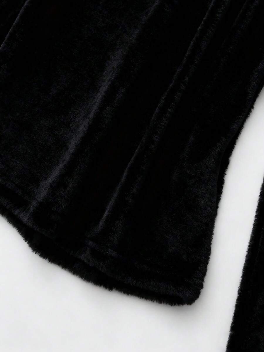 Thermal Lined High Round Neck Long Sleeve Tee