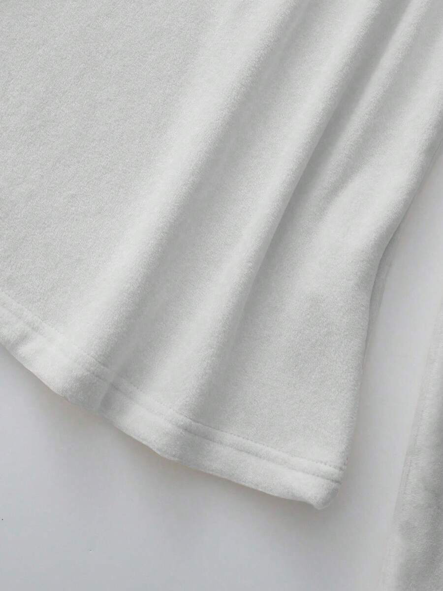Thermal Lined High Round Neck Long Sleeve Tee