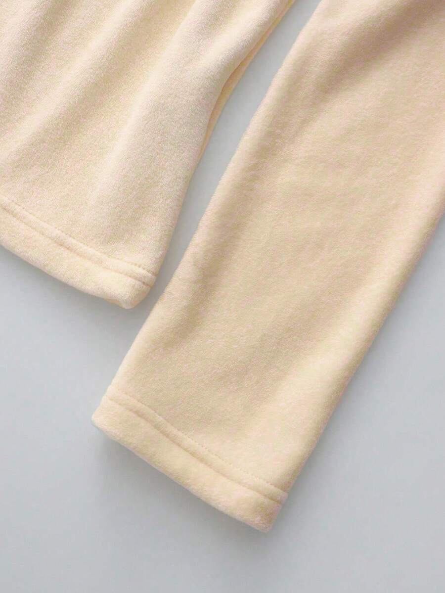 Thermal Lined High Round Neck Long Sleeve Tee