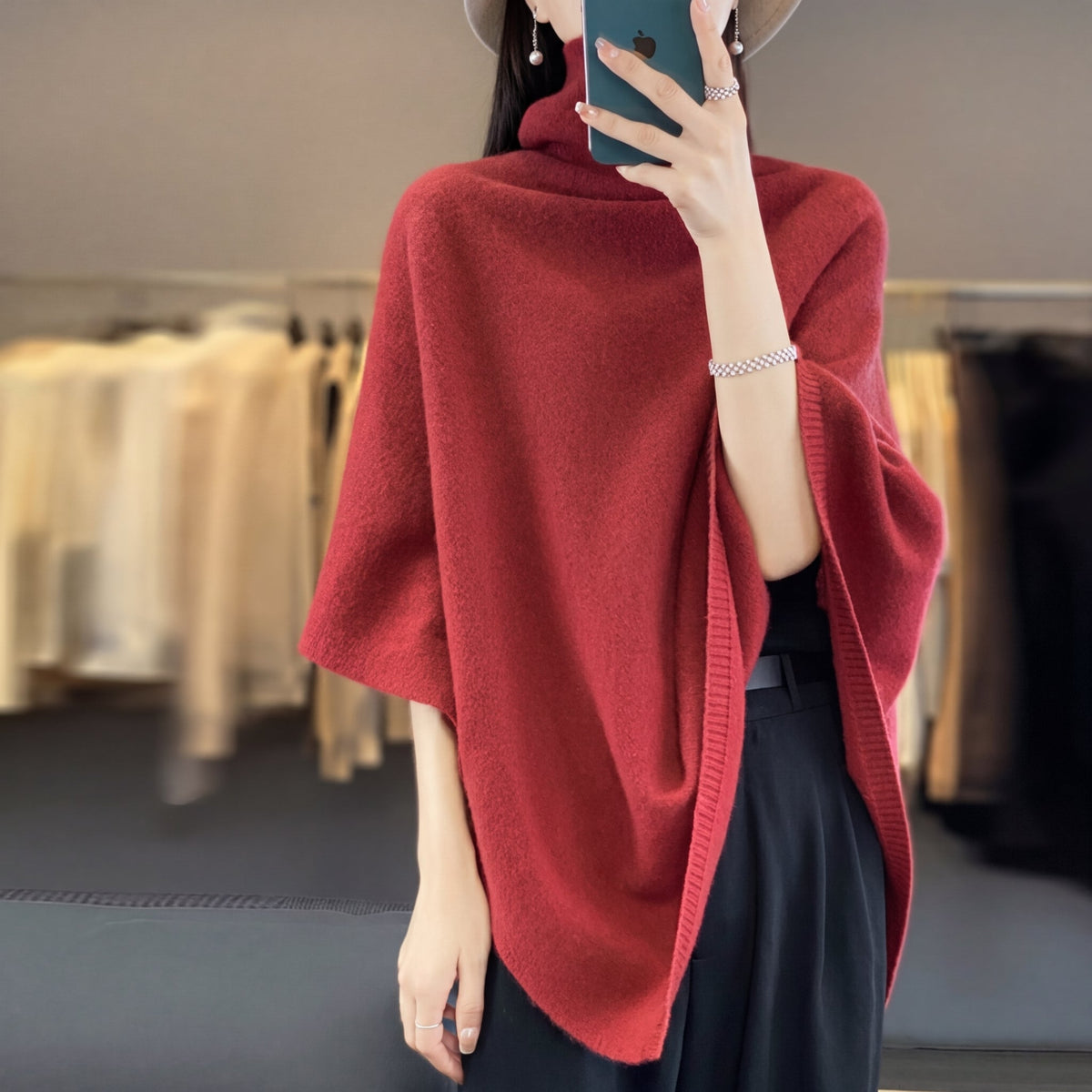 Shawl Collar Pullover Sweater
