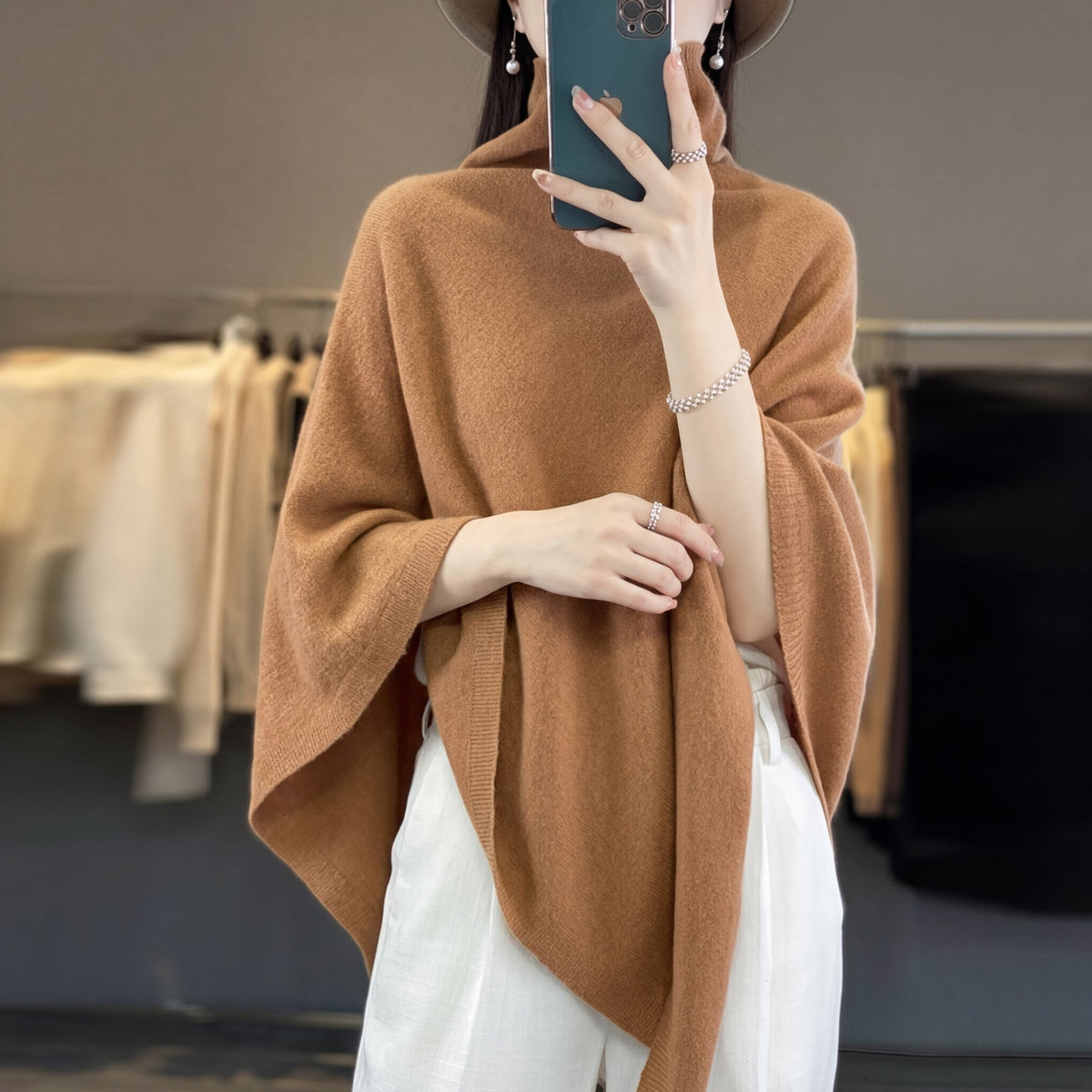 Shawl Collar Pullover Sweater