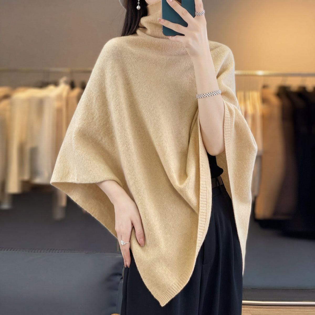 Shawl Collar Pullover Sweater