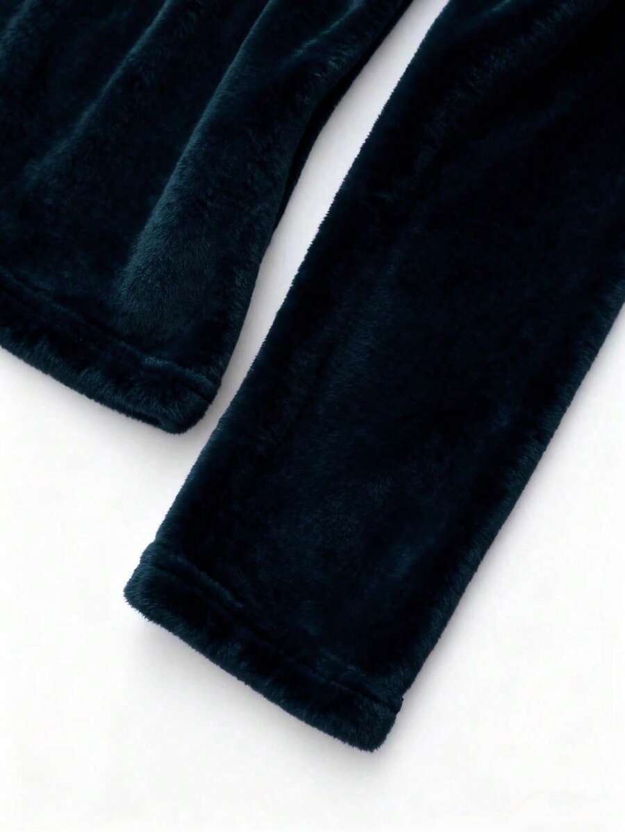 Thermal Lined High Round Neck Long Sleeve Tee