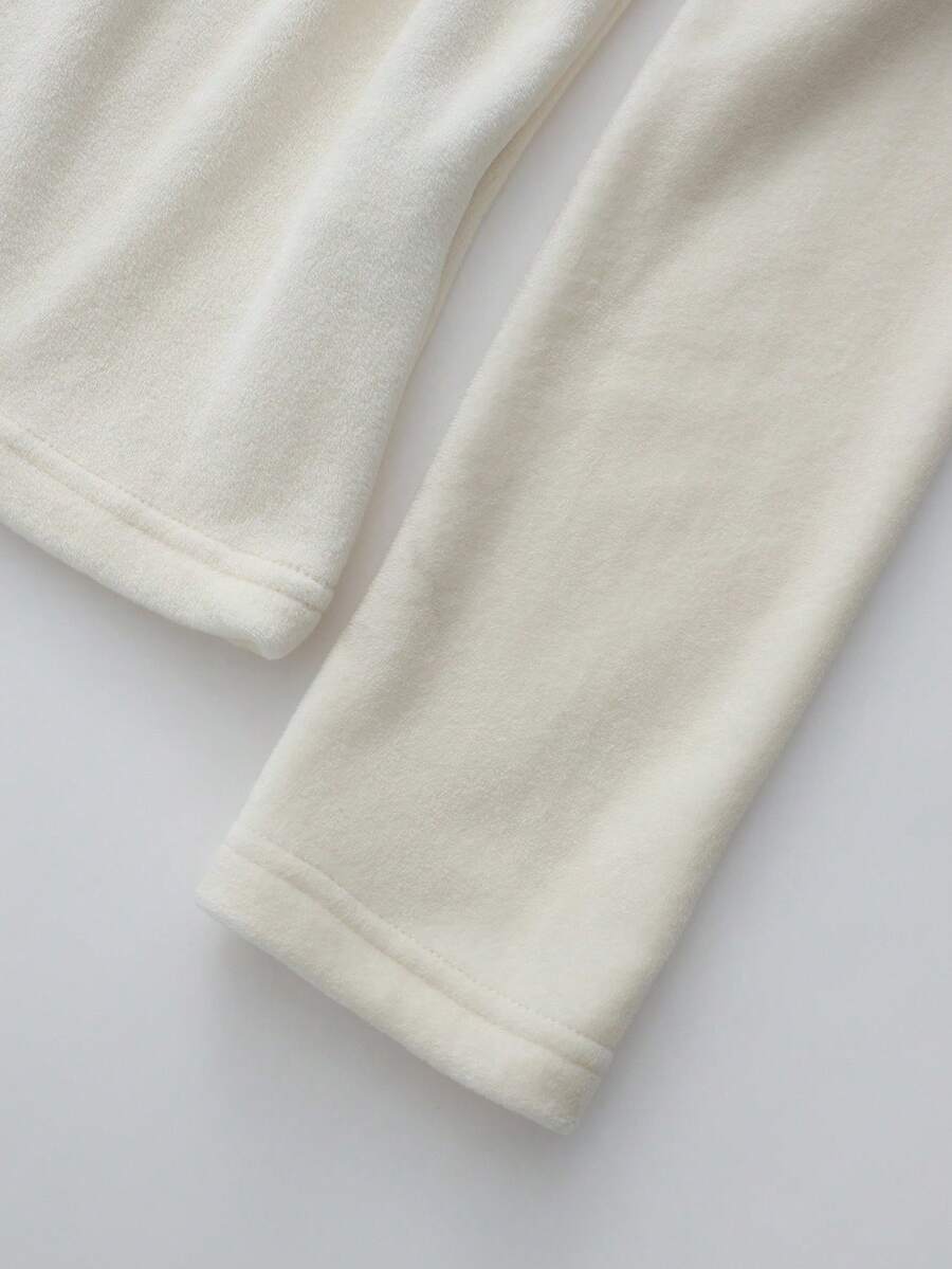 Thermal Lined High Round Neck Long Sleeve Tee