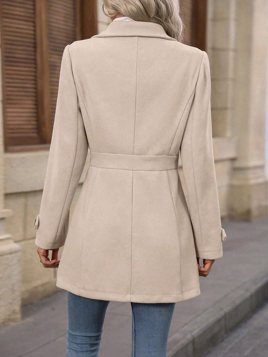 Belted Fitted Trench Coat