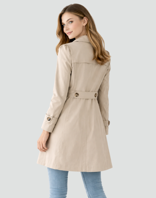 Slim Fit Classic Trench Coat