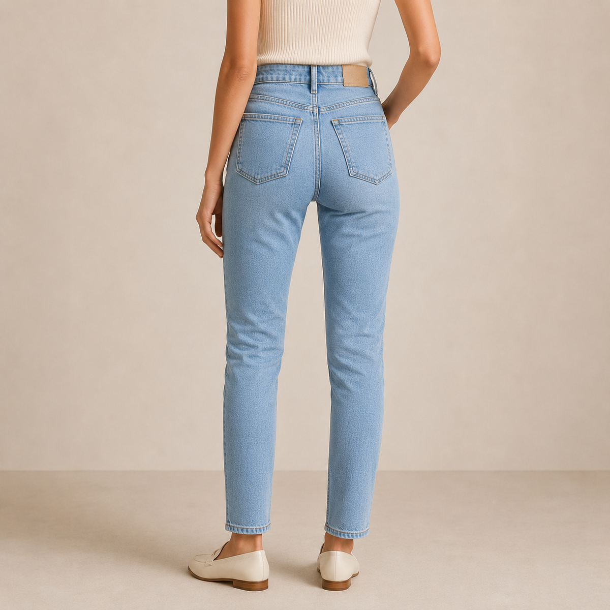 High-Waisted Jeans