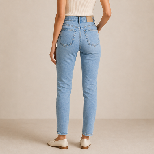 High-Waisted Jeans
