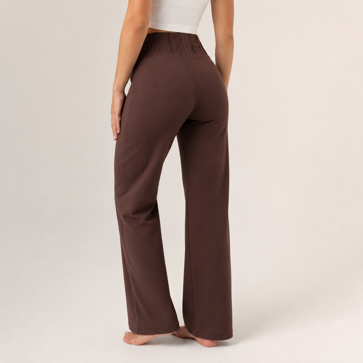 Decorative-Button Trousers