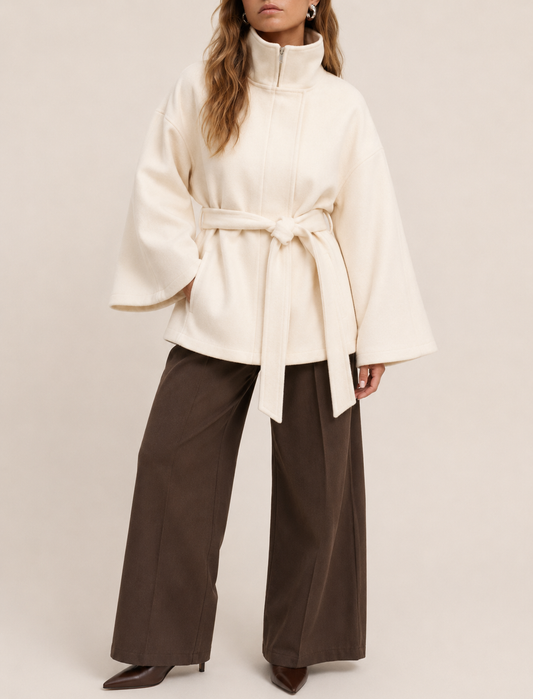 Belted Oversized Jacket