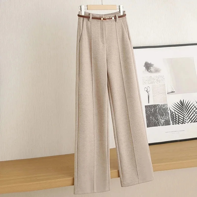 Straight Leg Tailored Trousers