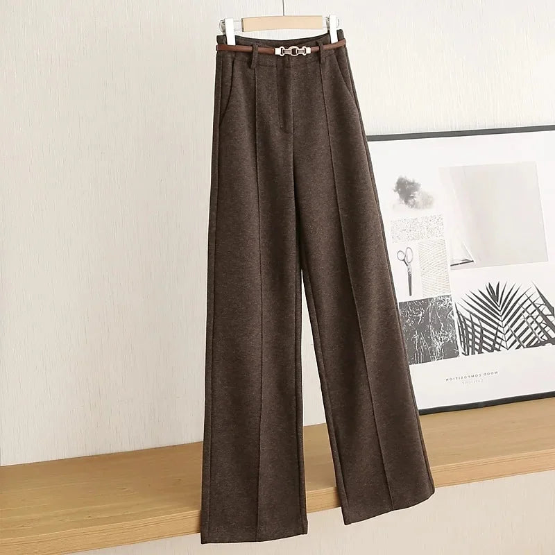 Straight Leg Tailored Trousers