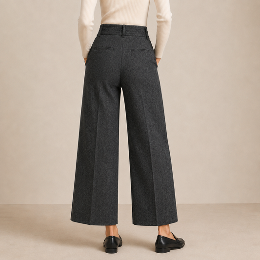 Tie-Belt Trousers
