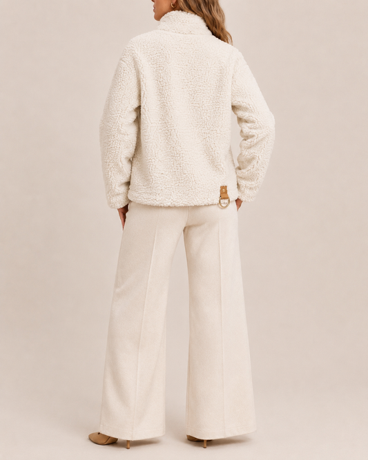 Half-Zip Sherpa Jacket