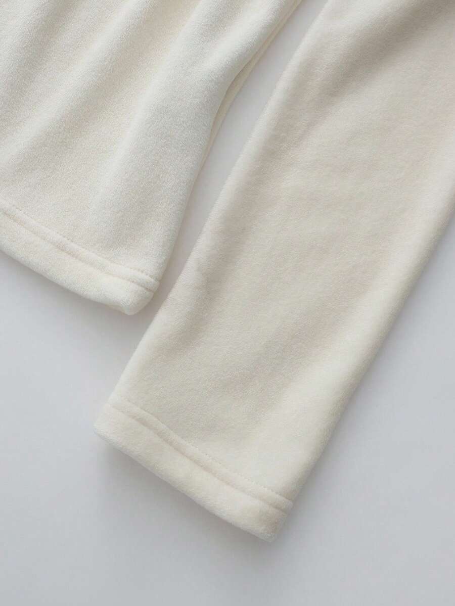 Thermal Lined High Round Neck Long Sleeve Tee