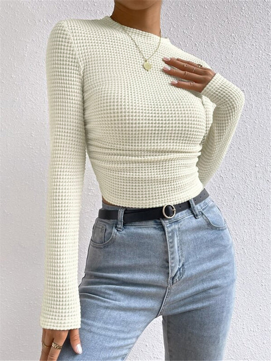 Fitted Long-Sleeve Top