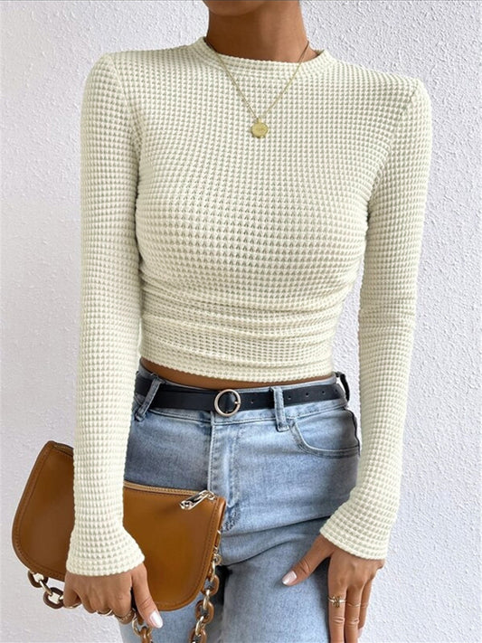 Fitted Long-Sleeve Top