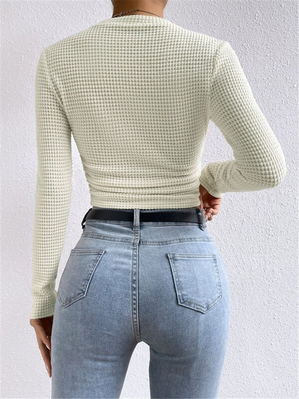 Fitted Long-Sleeve Top