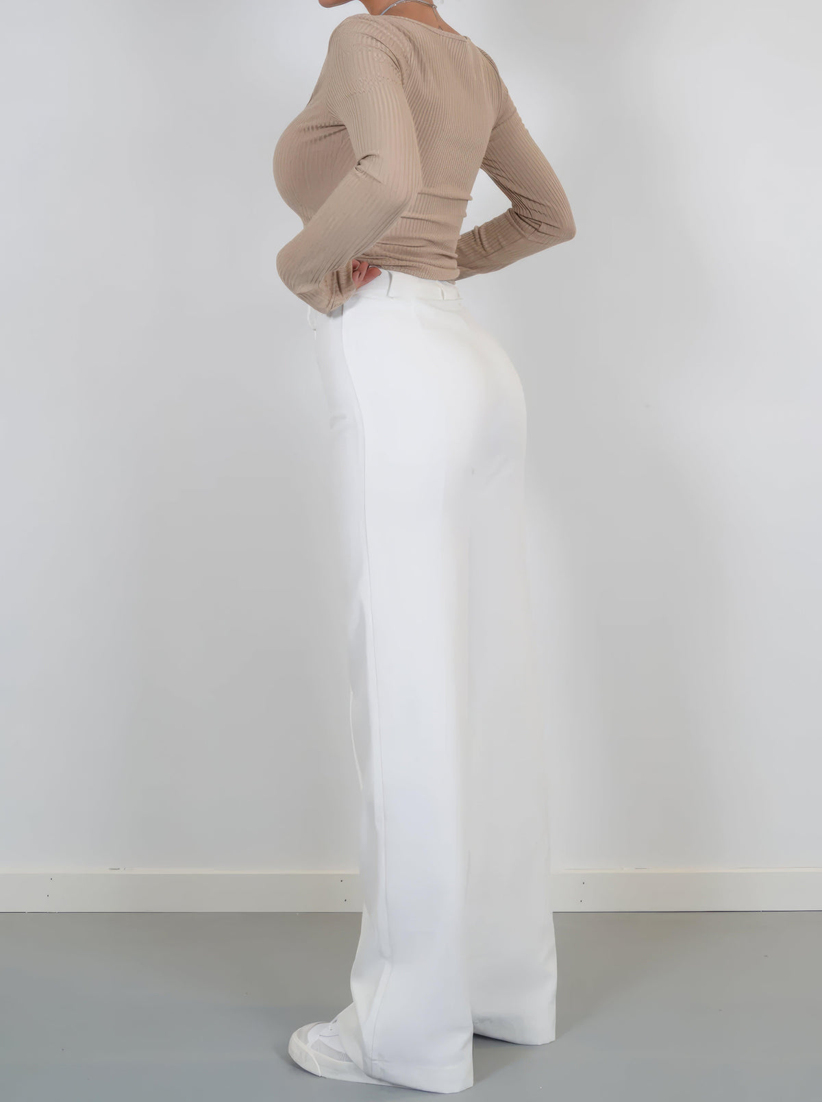 High-Waisted Wide-Leg Pants