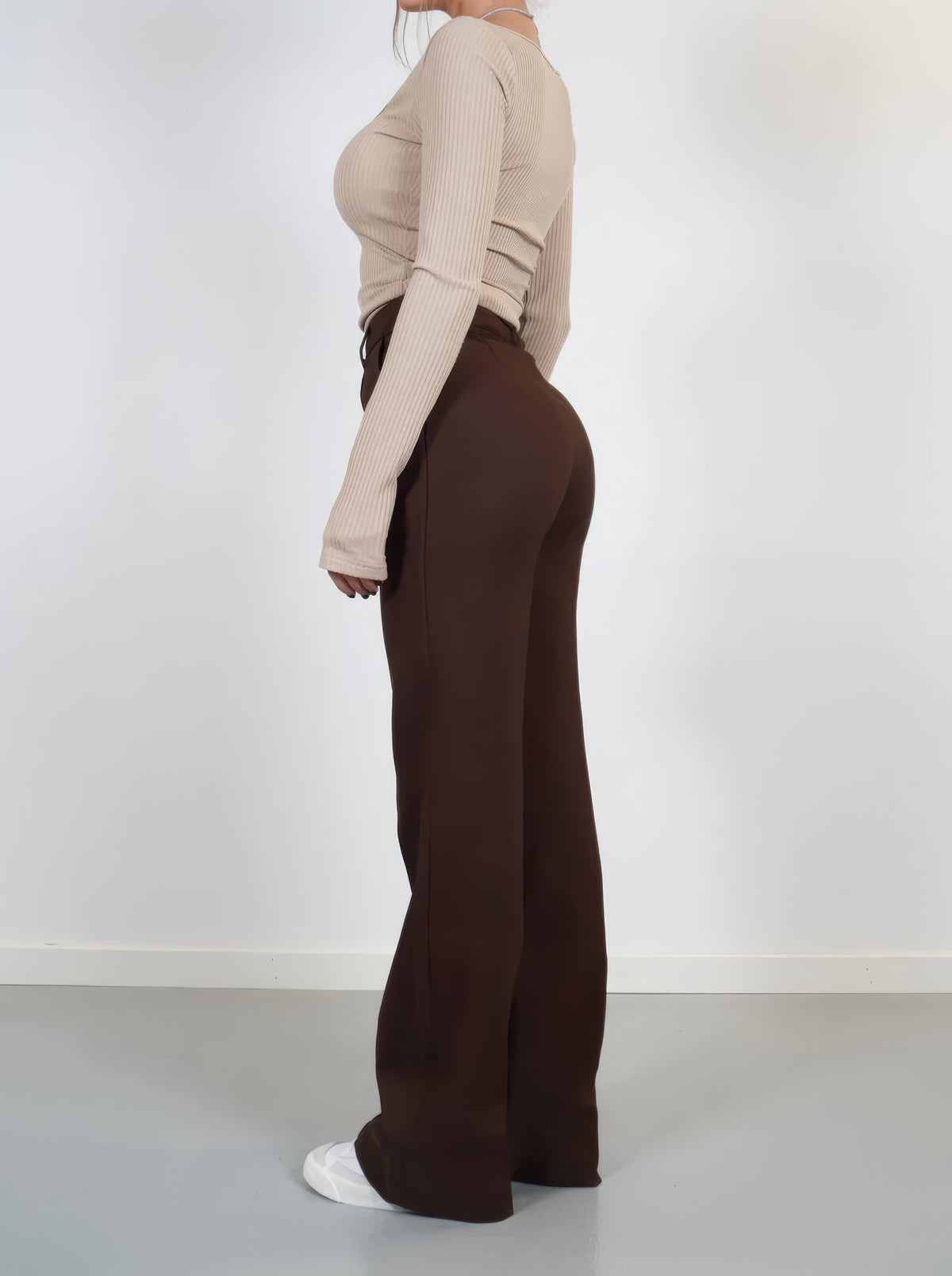 High-Waisted Wide-Leg Pants
