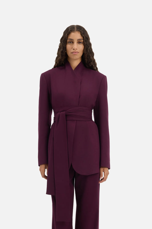 Wrap Belt Longline Blazer