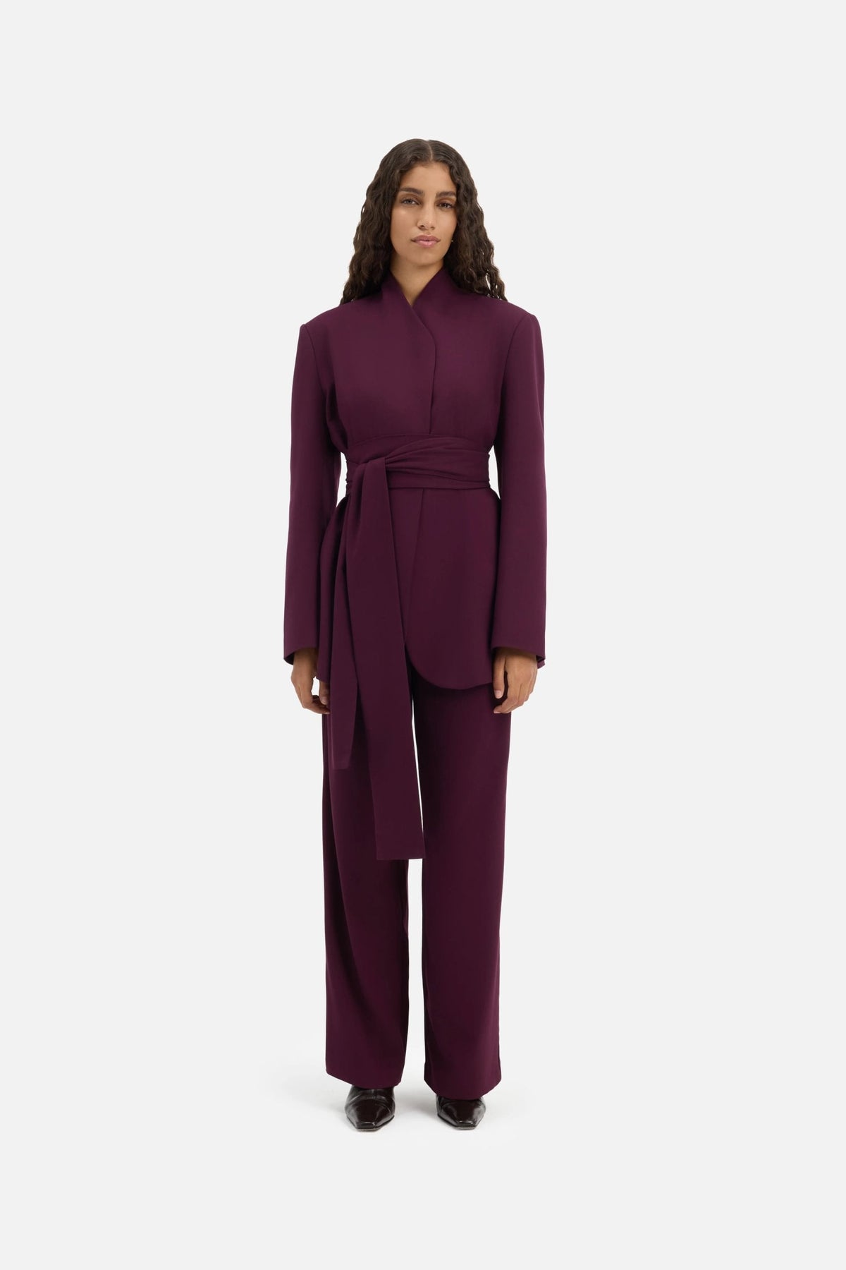 Wrap Belt Longline Blazer