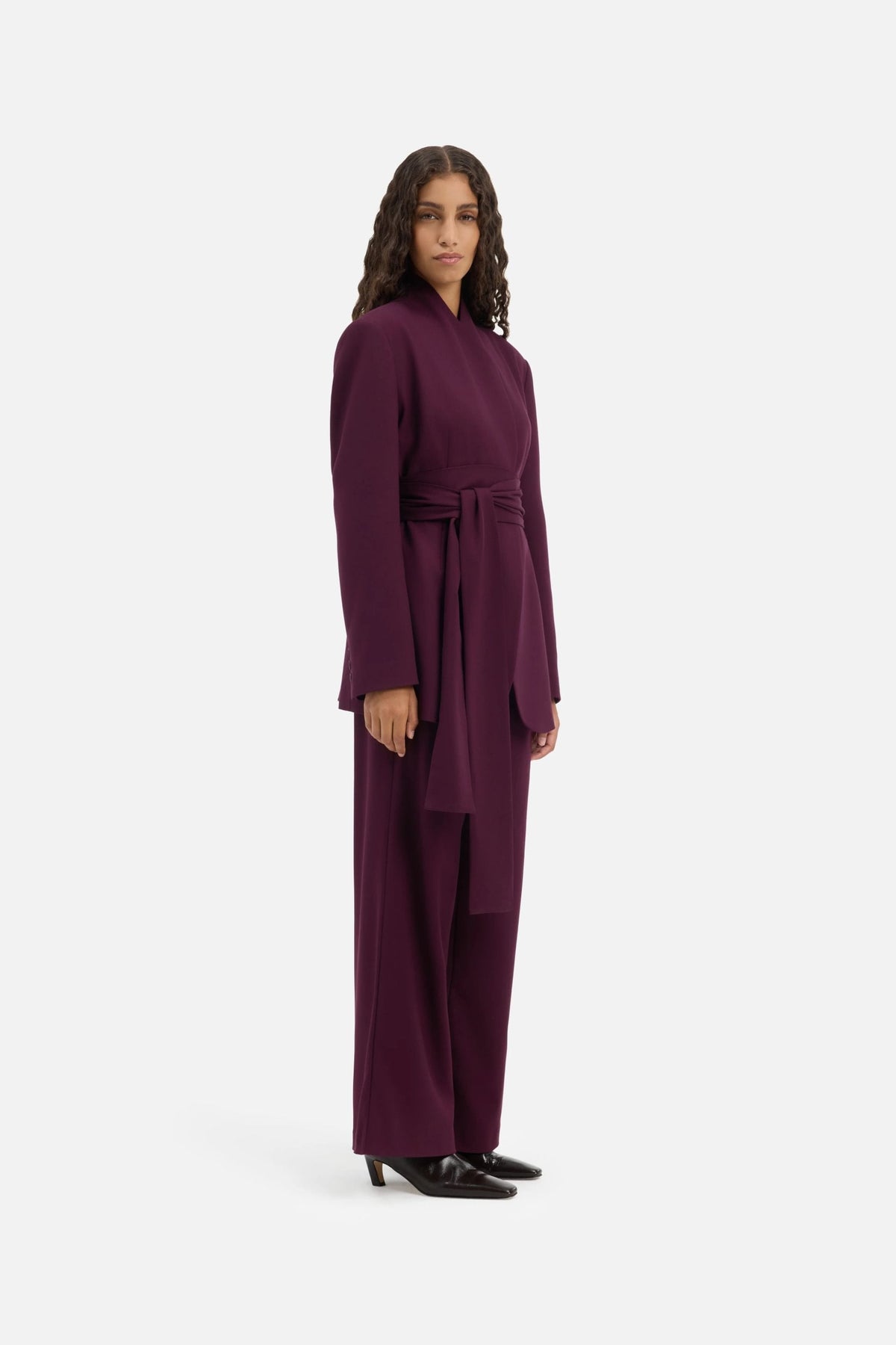 Wrap Belt Longline Blazer
