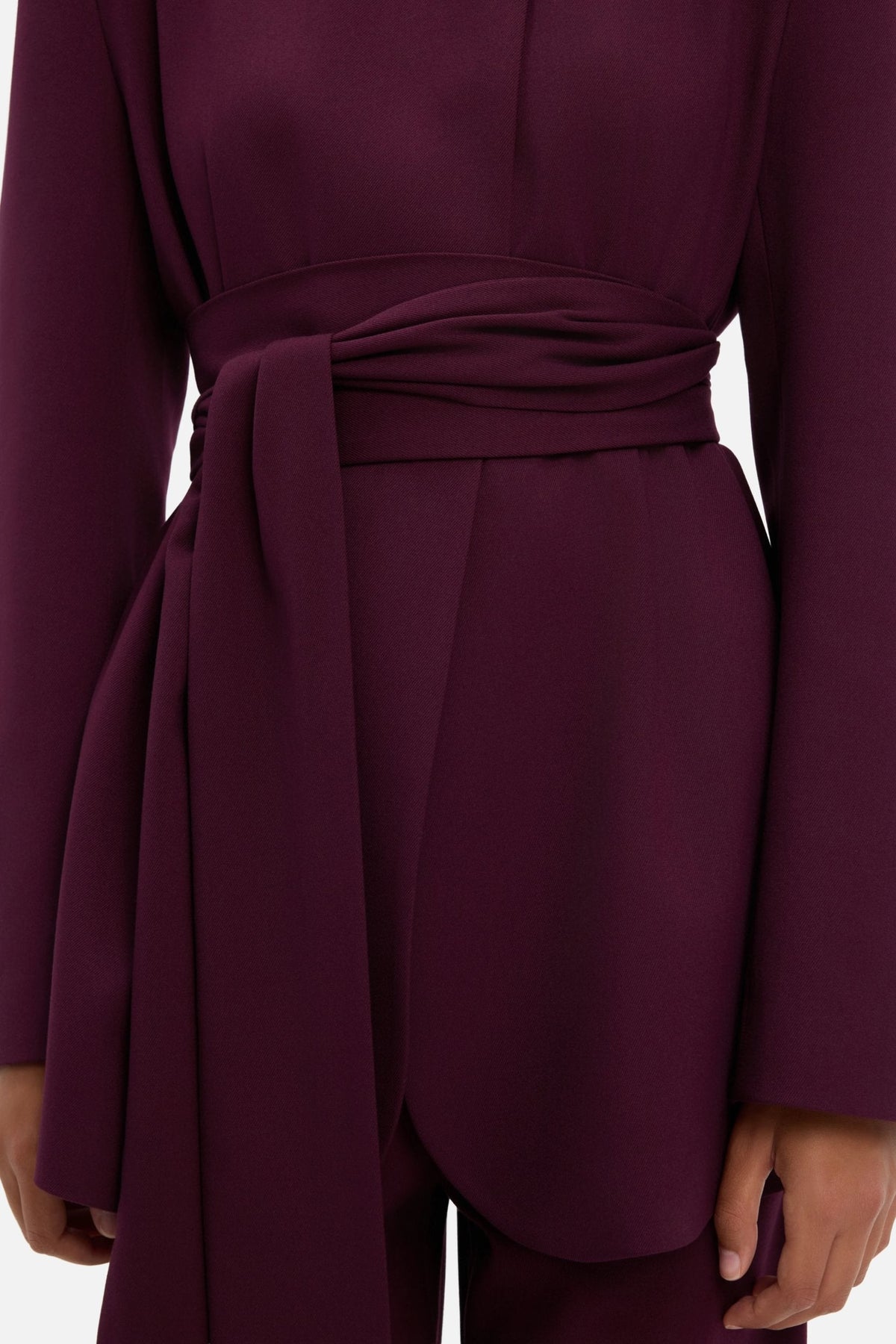Wrap Belt Longline Blazer
