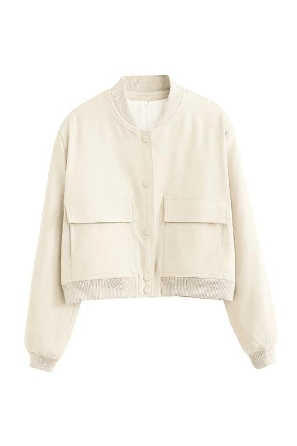 Cropped Bomber Jacket