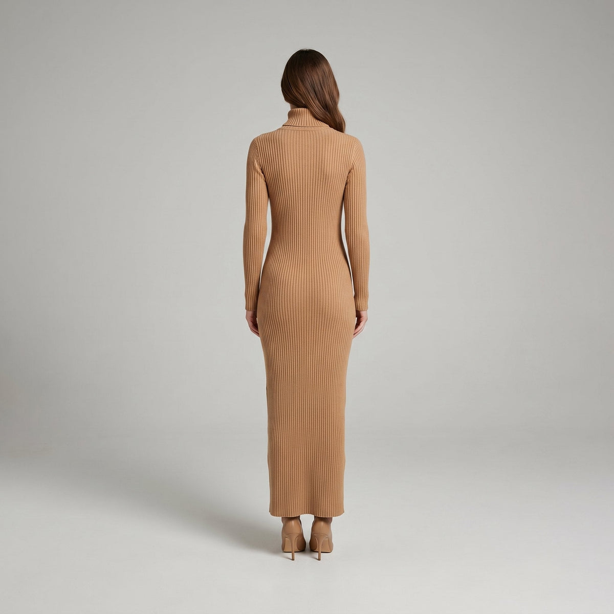 Slim-Fit Maxi Sweater Dress