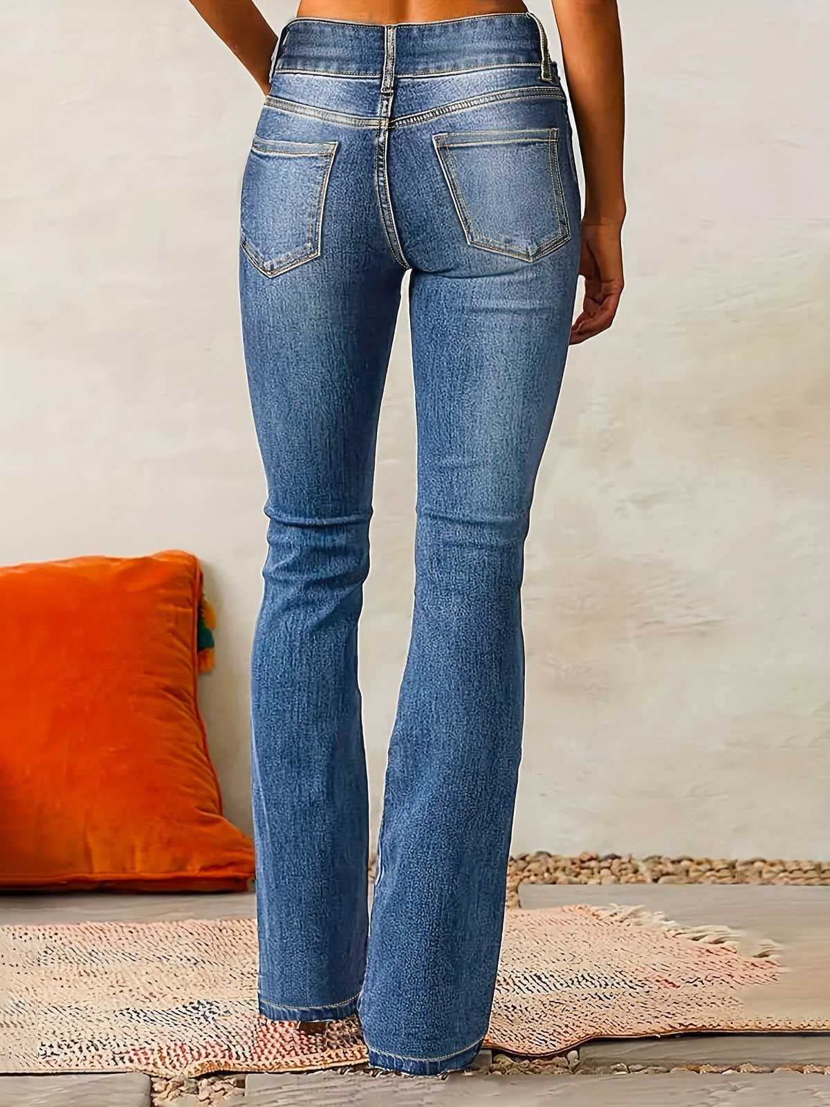 High-Waisted Wide-Leg Jeans