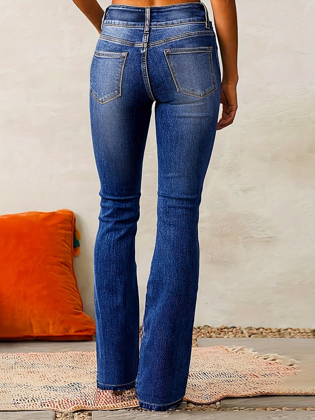 High-Waisted Wide-Leg Jeans