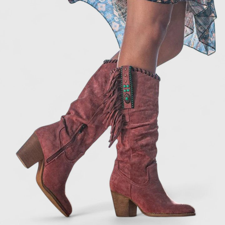 Orthopedic Block Heeled Boots