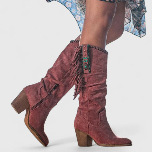 Orthopedic Block Heeled Boots