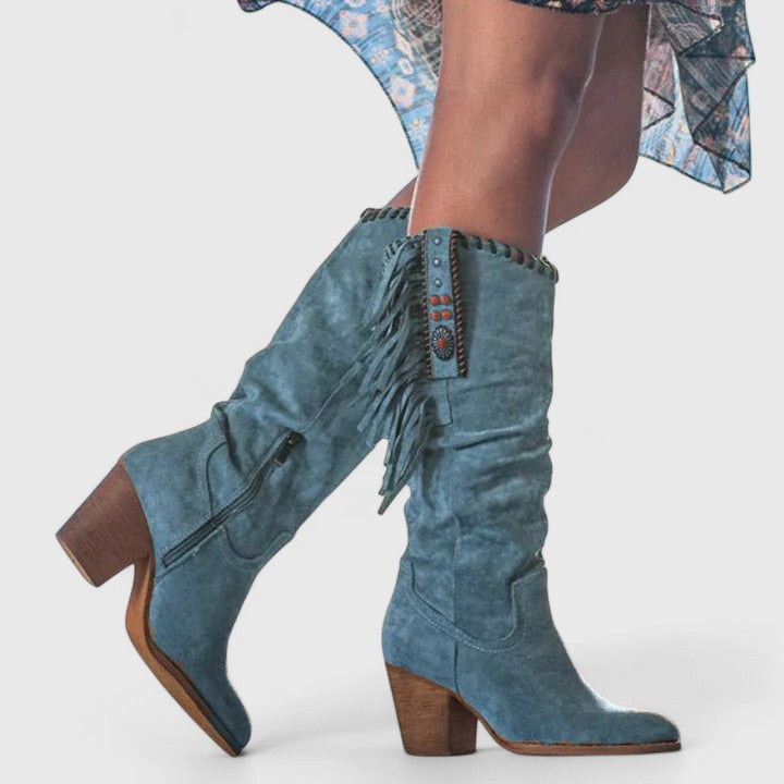 Orthopedic Block Heeled Boots